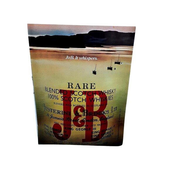 1981 J&B Scotch It Whispers Scotland Print Ad Vintage - Picture 1 of 1